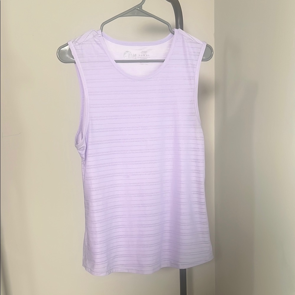 ZYIA Purple Sleeveless Tank Top